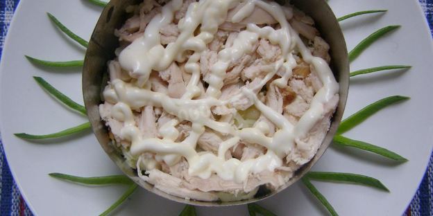 салат грибы под шубой