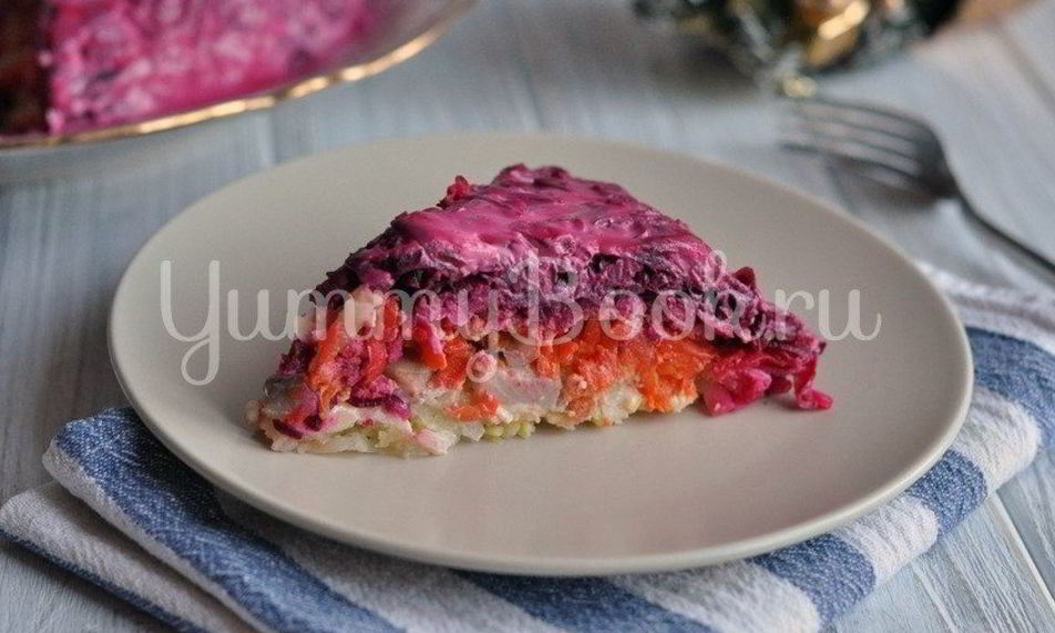 Рецепт салата сельдь под шубой