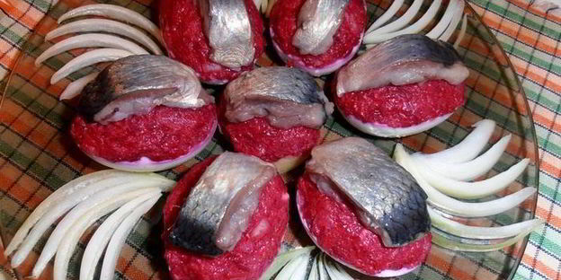 салат сельди под шубой