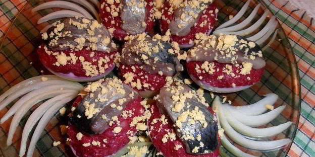 салат сельди под шубой