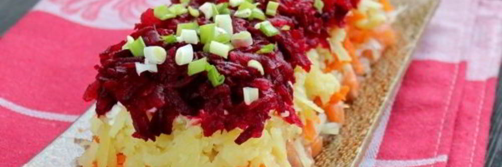 Салат Семга под шубой