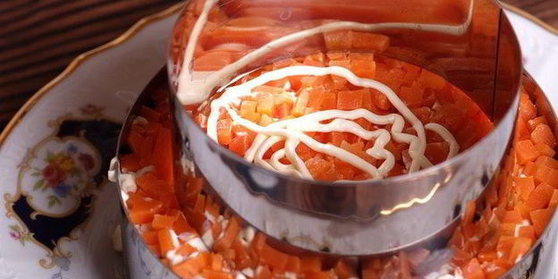 салат-торт селедка под шубой