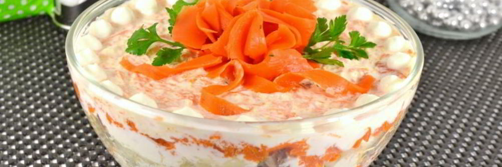 Сельдь под шубой без свеклы