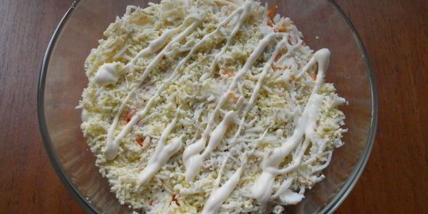 сельдь под шубой без свеклы