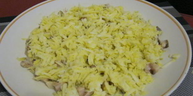 сельдь под шубой из помидор