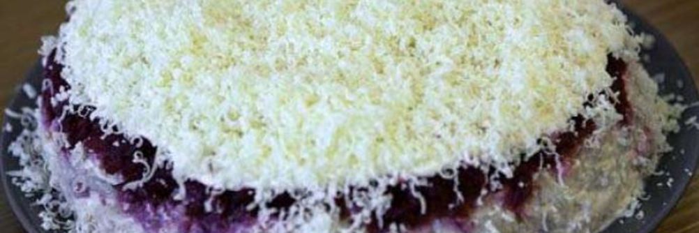 Сельдь под шубой с сыром