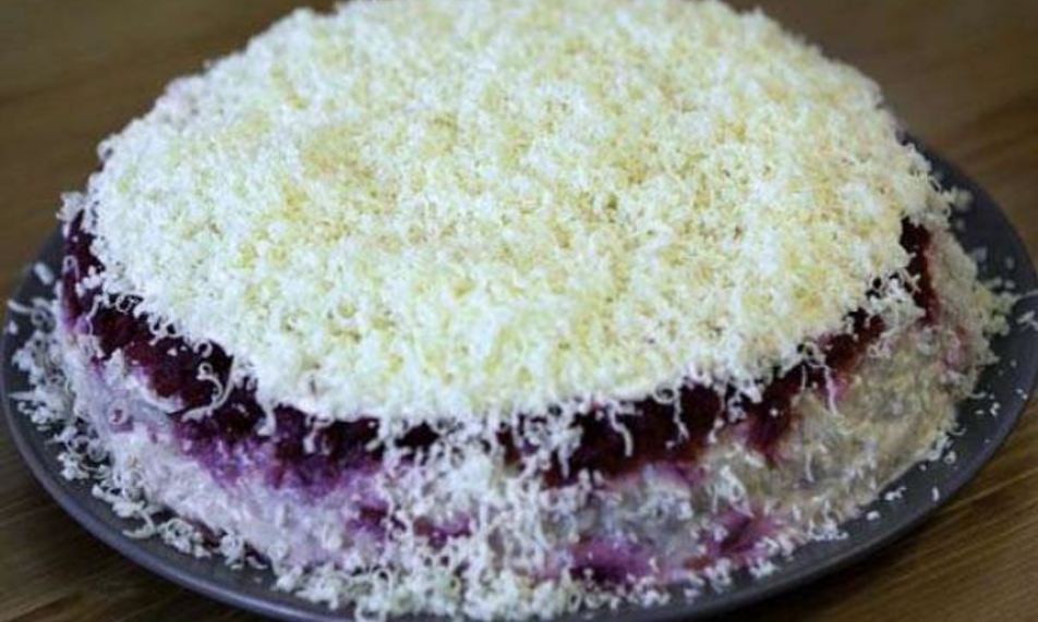 Рецепт сельди под шубой с сыром