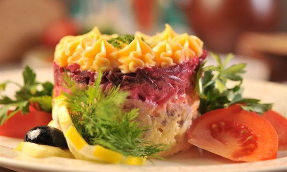 Рецепт сельди под шубой с яблоком и лимонным соком