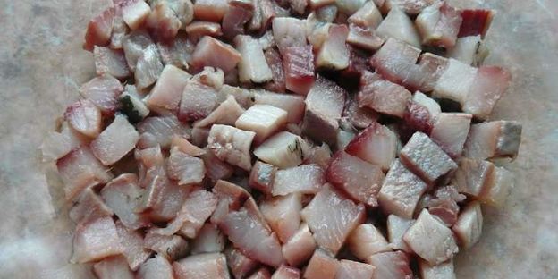 сельдь под шубой с яблоком