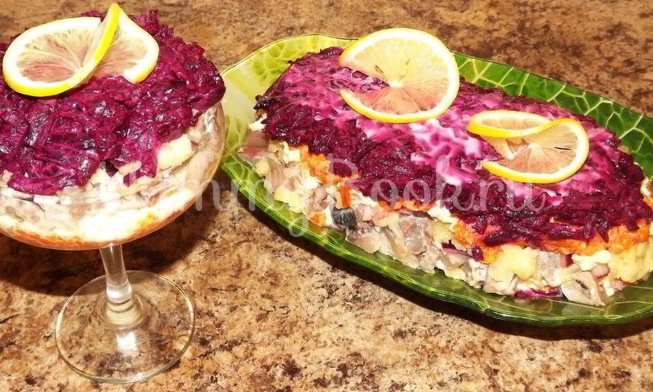 Рецепт сельди под шубой самая вкусная