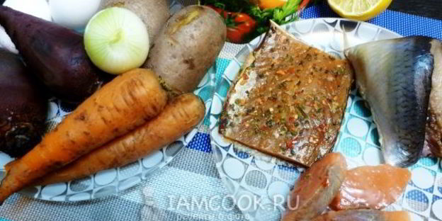 сельдь под шубой тройной тулуп