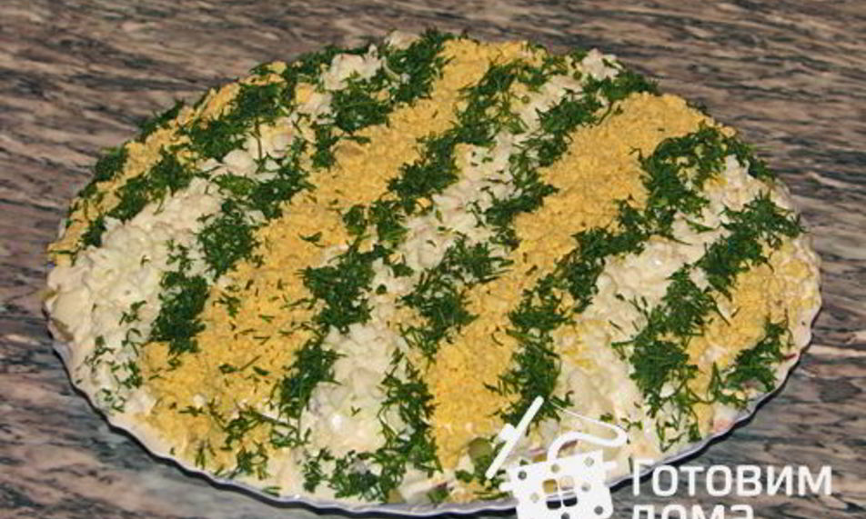 Рецепт сельди под яично-сливочной шубой