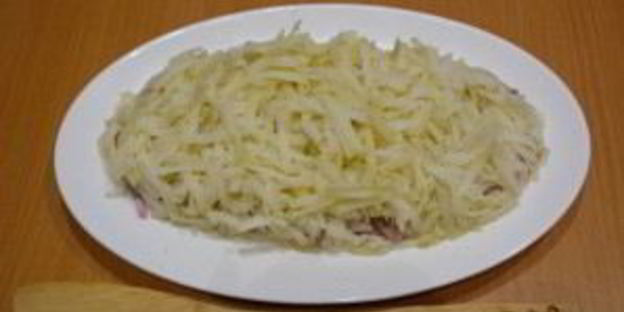 селедка под шубой без яблок и яиц