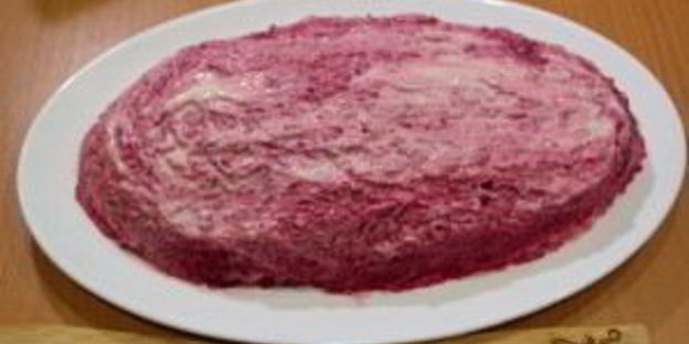 селедка под шубой без яблок и яиц