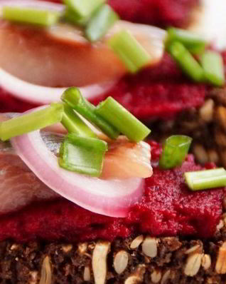 Селедка под шубой фуршетная