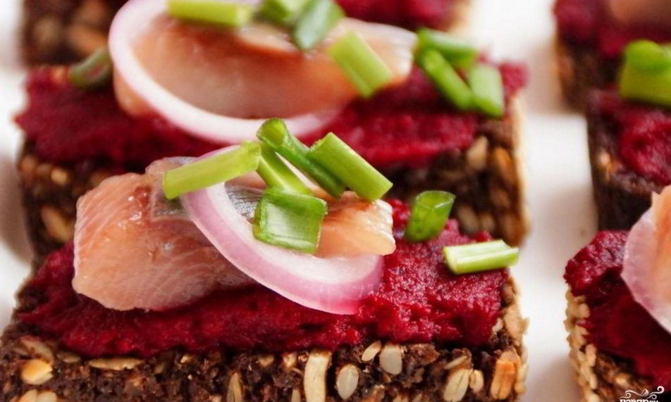 Рецепт селедки под шубой фуршетная