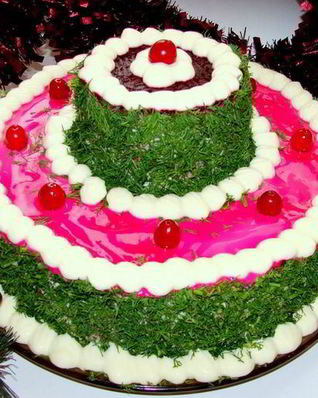 Селедка под шубой Новогодняя