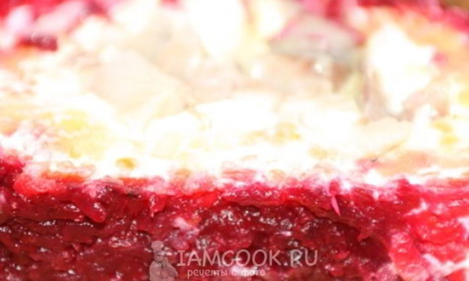 Рецепт селедки под шубой рулетом