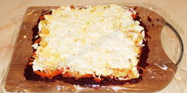 селедка под шубой рулетом