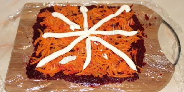 селедка под шубой рулетом