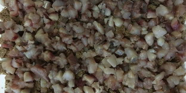 селедка под шубой с хлебом