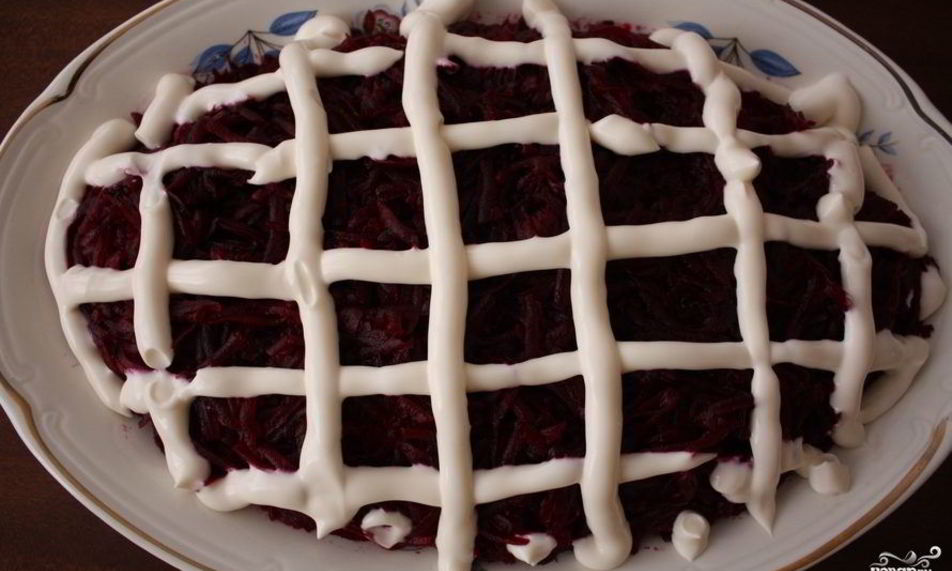 Рецепт селедки под шубой с морковью