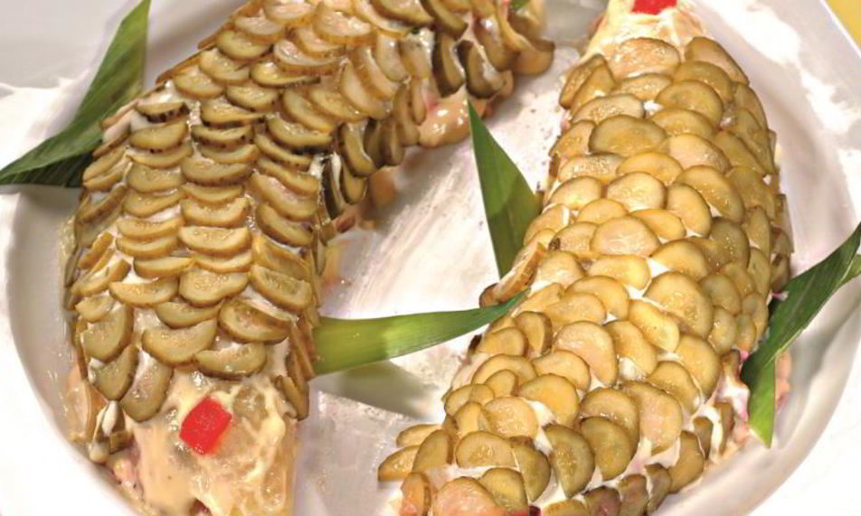 Рецепт селедки под шубой с солеными огурцами