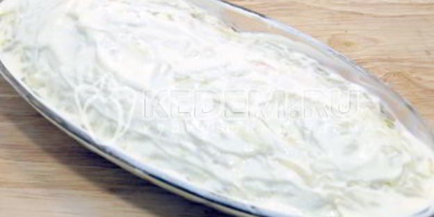 селедка под шубой с яблоком