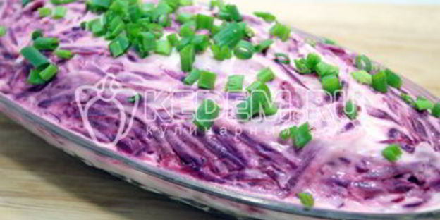 селедка под шубой с яблоком