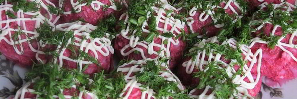 Селедка под шубой шариками