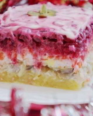 Селедка под шубой в мультиварке