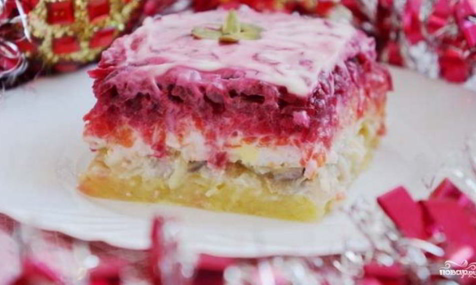 Рецепт селедки под шубой в мультиварке