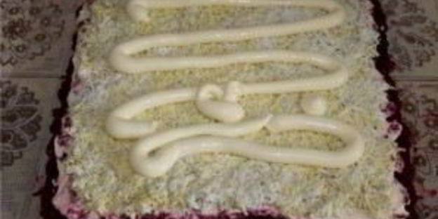 селедка под шубой в пленке