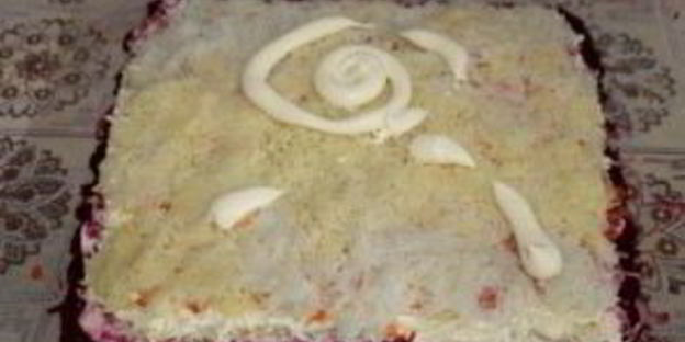 селедка под шубой в пленке