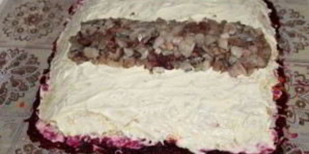 селедка под шубой в пленке