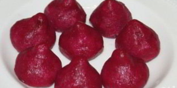 селедка под шубой в виде клубники