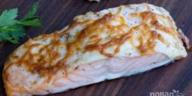 семга под шубой в духовке