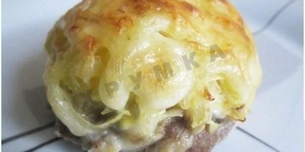 шарики из фарша под шубой в духовке