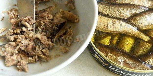 шпроты под шубой