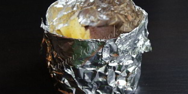 судак под шубой из икры