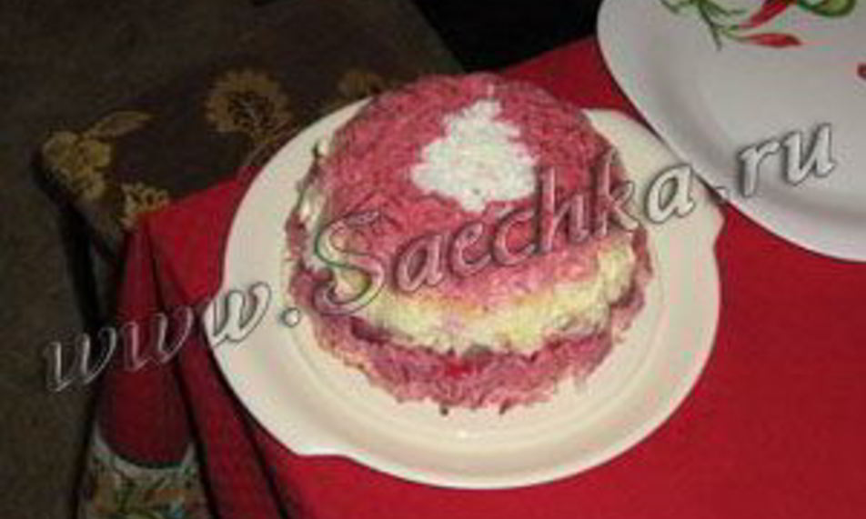 Рецепт украинской селедки под шубой