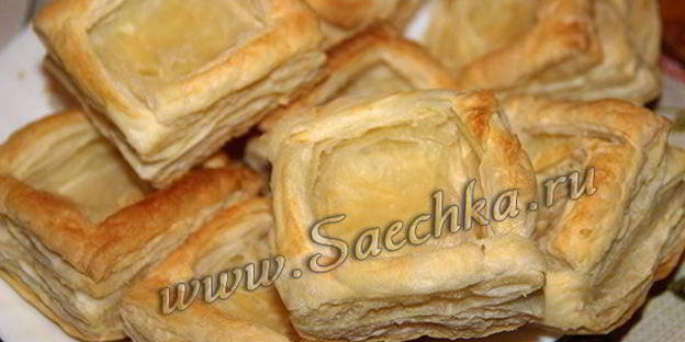 закуска из слоеного теста селедка под шубой