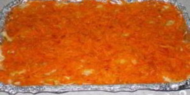 запеканка окунь под шубой