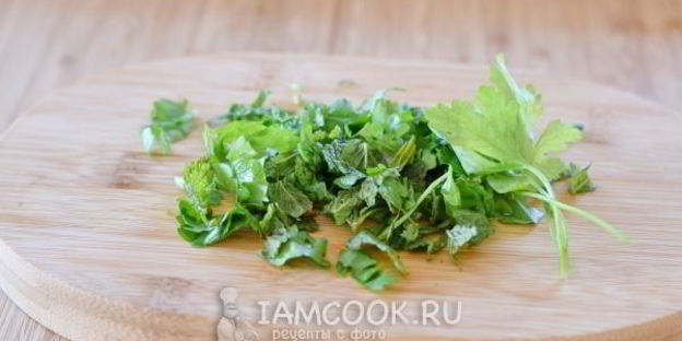 салат с нутом и болгарским перцем