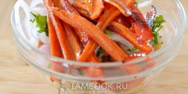 салат с нутом и болгарским перцем