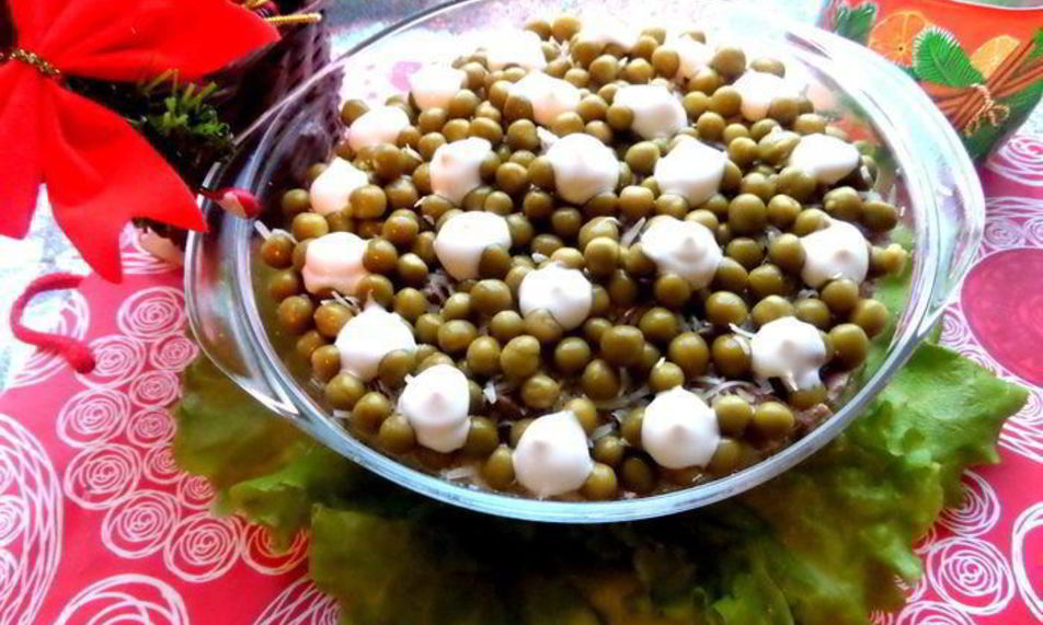 Рецепт салата с печенью владивосточный