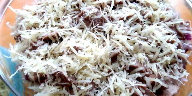 салат с печенью владивосточный