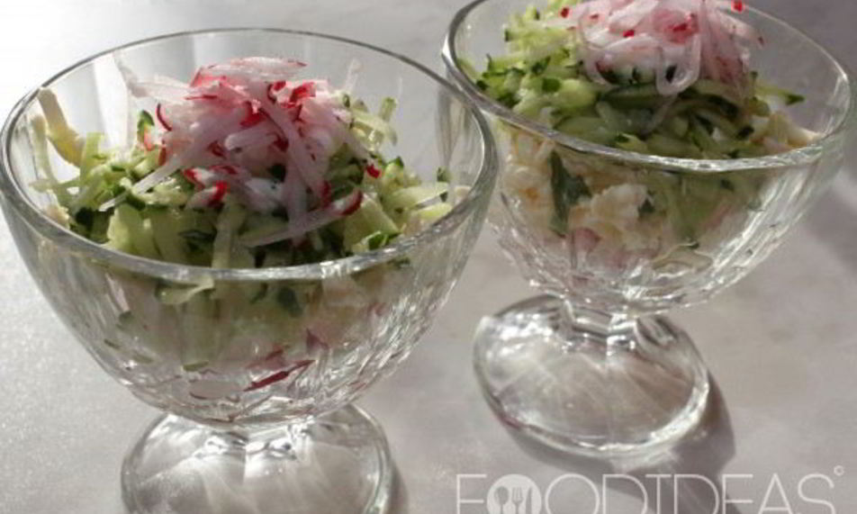 Рецепт салата с плавленым сыром