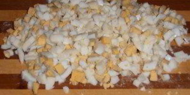 салат тиффани с курицей и виноградом