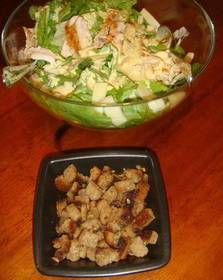 Классический салат Цезарь